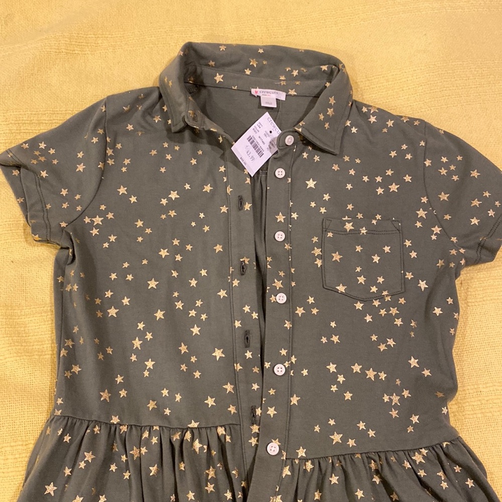 Crewcuts cotton girls dress Sz XL new
